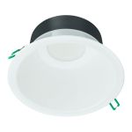 Philips Downlight LED Coreline DN142B Aluminium Bianca 9.8W 1200lm 60D - 840 Bianco Freddo | Ritaglio 155mm - IP20 - Bianca Riflettore