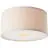 Brilliant Teddy Luce da soffitto Metallo Tessuto Beige | 450mm - Adatto per 3x E27