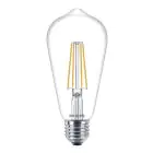 Philips Corepro LED Bulbo E27 Edison Filamento Chiara 7W 806lm - 827 Bianco Molto Caldo | Sostitutiva 60W